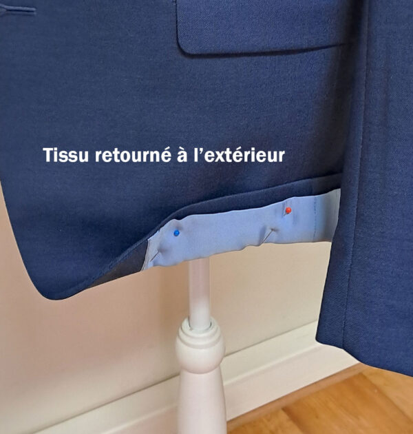 Bas à racourcir sur Veste, manteaux et imperméable