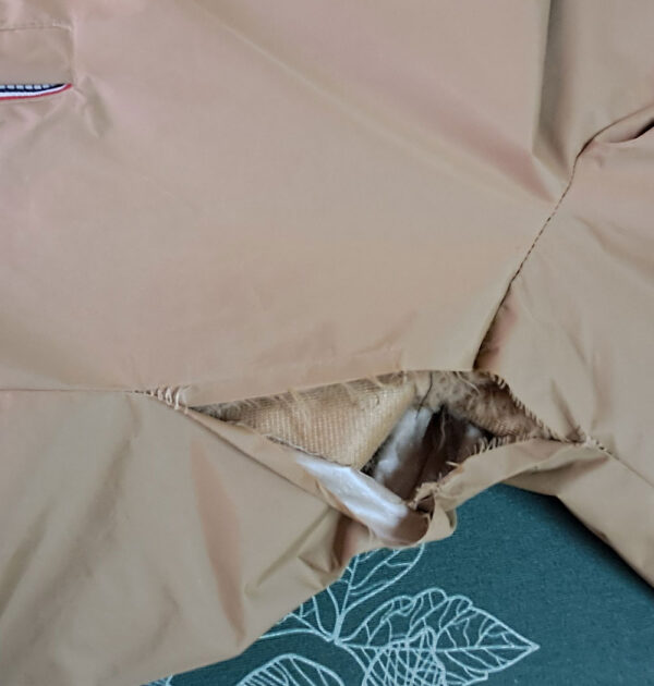 emmanchure-02 Réparation couture emmanchure sur Veste manteaux