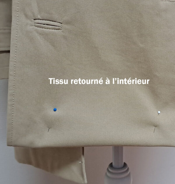 Bas à racourcir sur Veste, manteaux et imperméable
