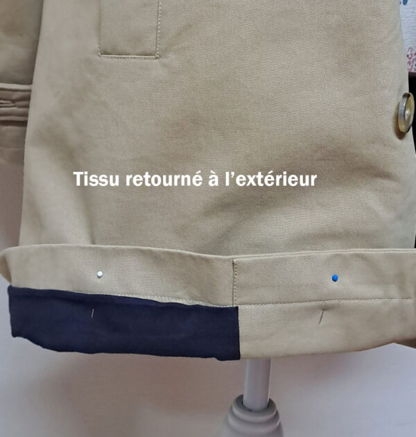 Bas à racourcir sur Veste, manteaux et imperméable