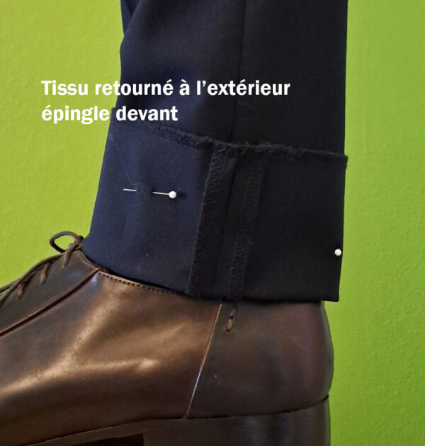 Ourlet invisible sur Pantalon