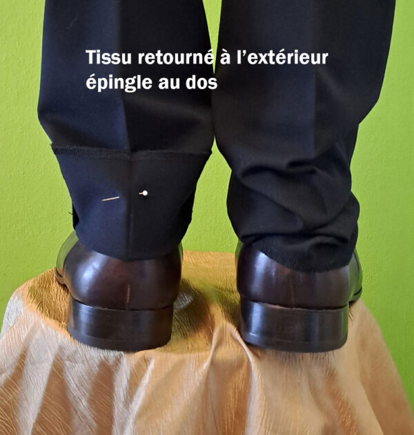 Ourlet invisible sur Pantalon