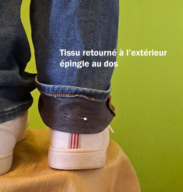Ourlet sur Pantalon-Jeans