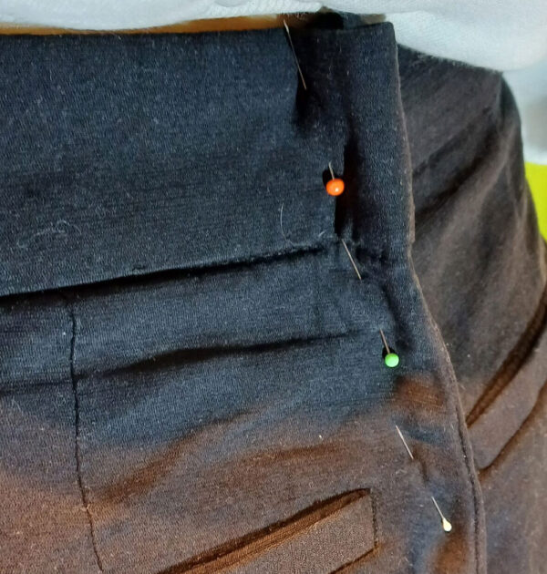 Reprise taille sur Pantalon-Jeans