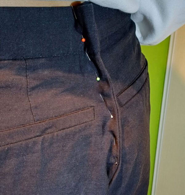 Reprise taille sur Pantalon-Jeans