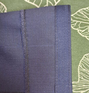 Ourlet talonette sur Pantalon